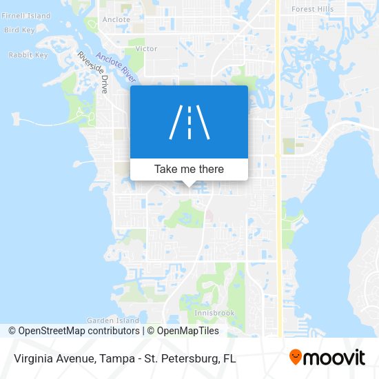 Virginia Avenue map