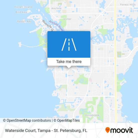 Mapa de Waterside Court