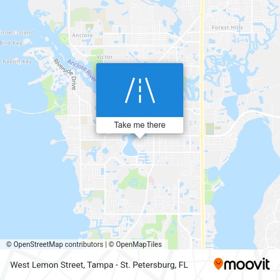 West Lemon Street map