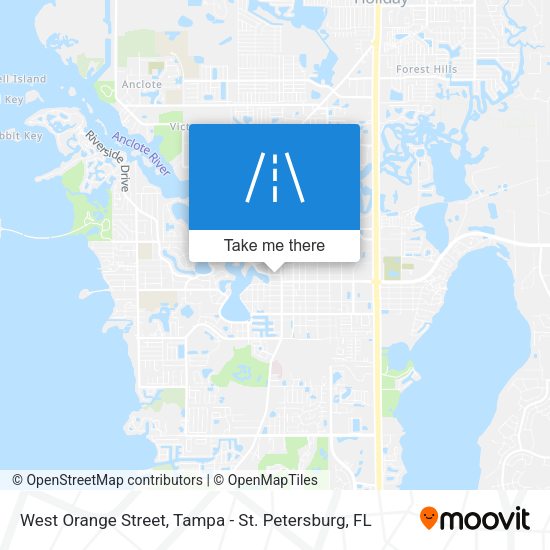 Mapa de West Orange Street