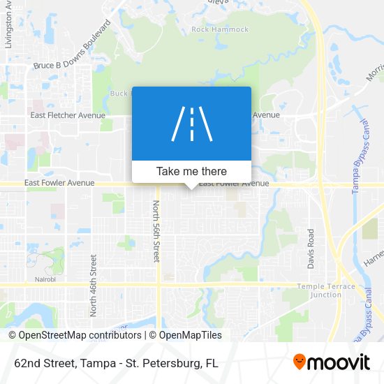 62nd Street map