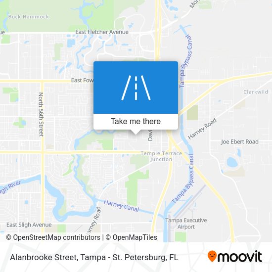 Mapa de Alanbrooke Street