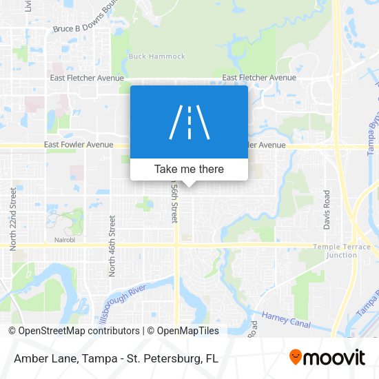 Amber Lane map