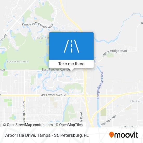 Arbor Isle Drive map