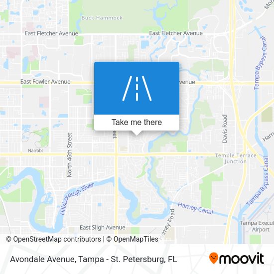 Mapa de Avondale Avenue