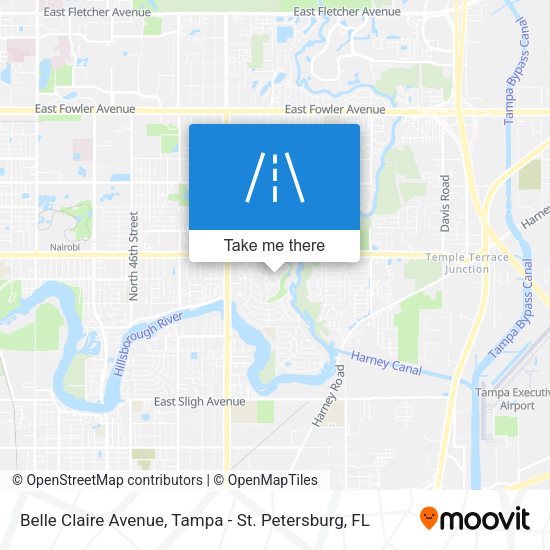 Mapa de Belle Claire Avenue