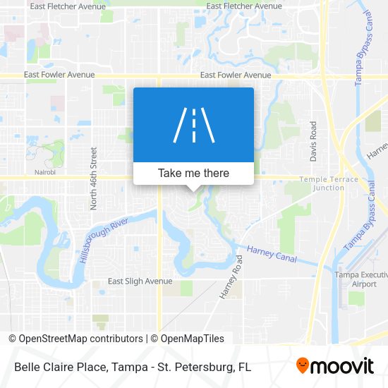Belle Claire Place map