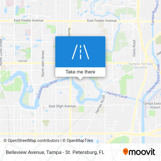 Mapa de Belleview Avenue
