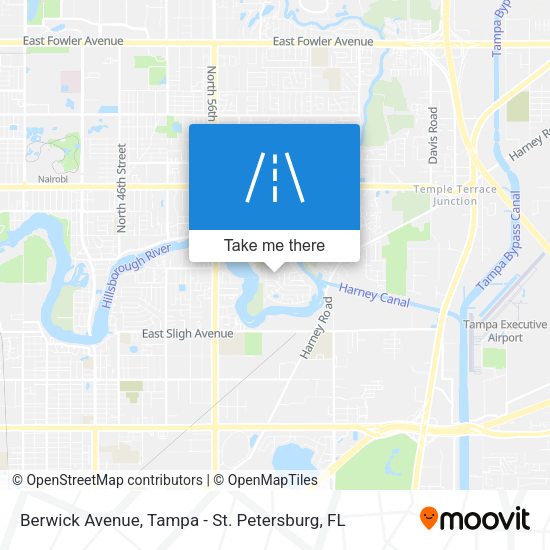 Berwick Avenue map