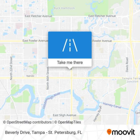 Mapa de Beverly Drive