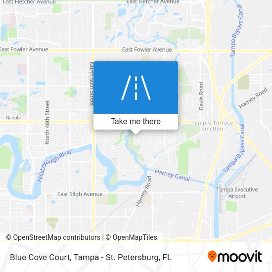 Blue Cove Court map