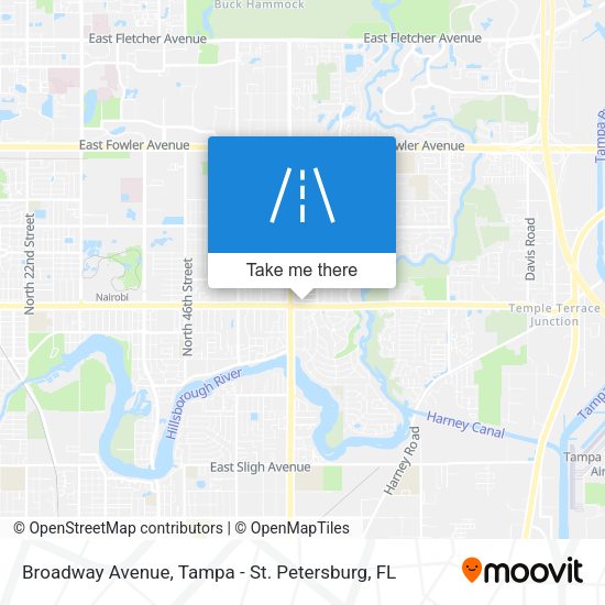 Mapa de Broadway Avenue