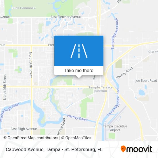 Capwood Avenue map