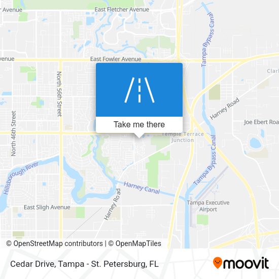 Mapa de Cedar Drive