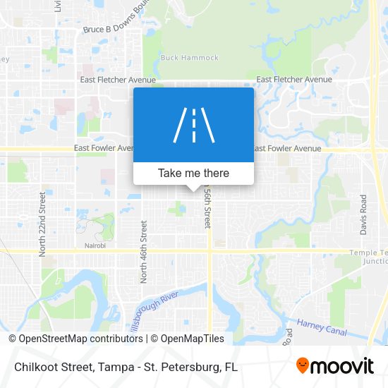 Chilkoot Street map