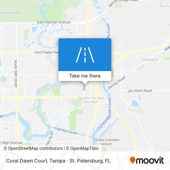 Coral Dawn Court map