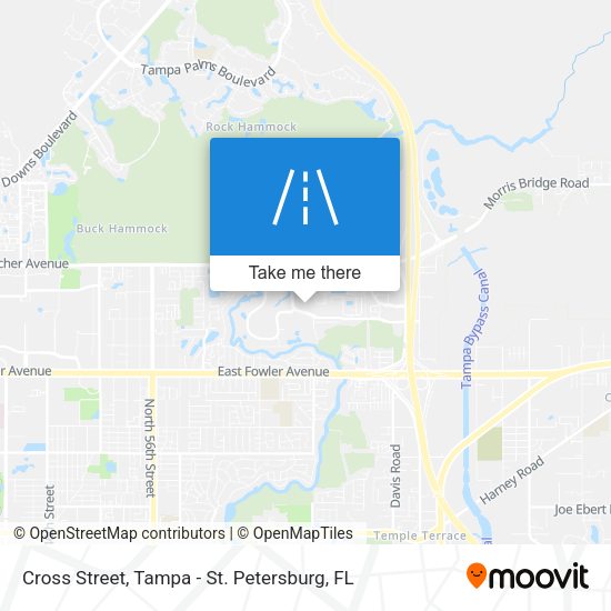 Cross Street map