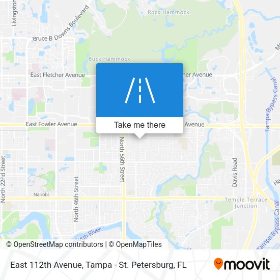 East 112th Avenue map