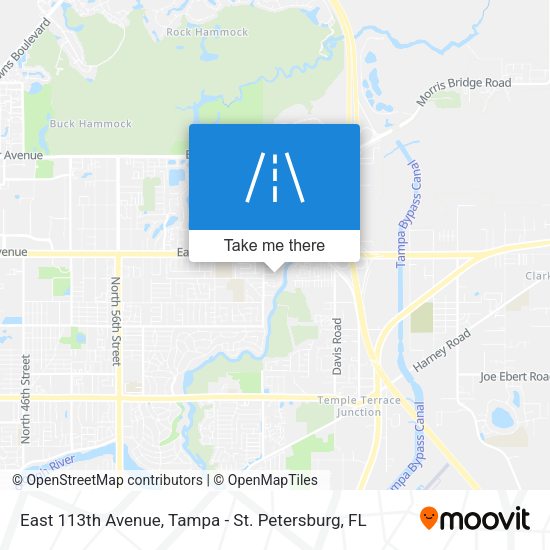 Mapa de East 113th Avenue
