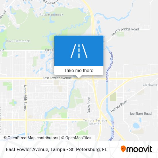 Mapa de East Fowler Avenue