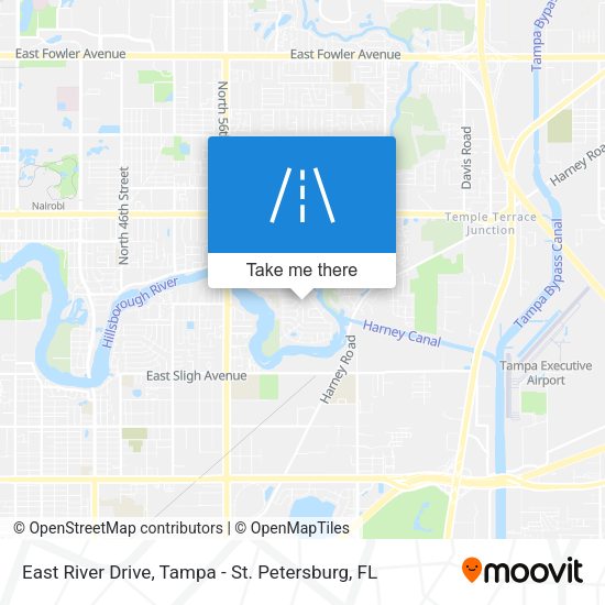 Mapa de East River Drive
