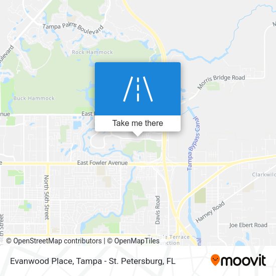 Mapa de Evanwood Place