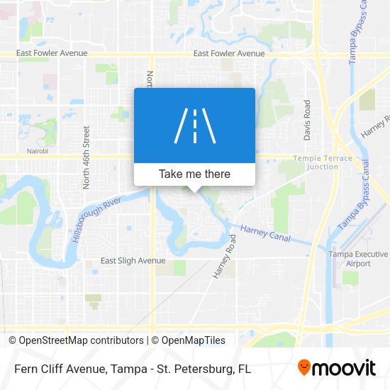 Mapa de Fern Cliff Avenue