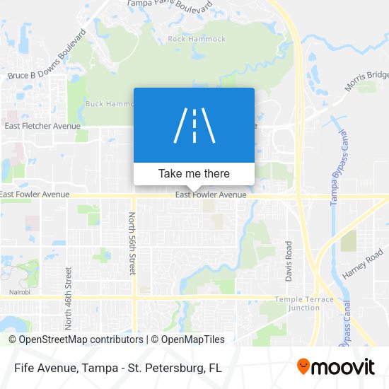 Fife Avenue map