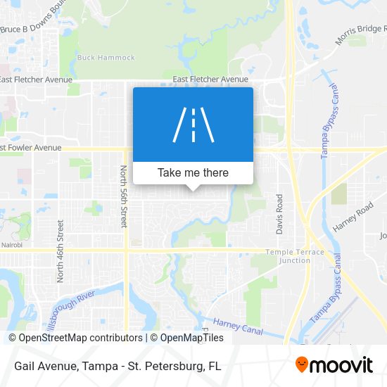 Gail Avenue map