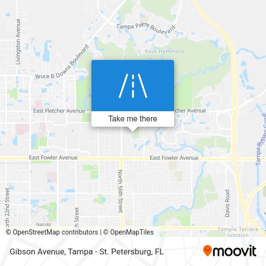 Mapa de Gibson Avenue