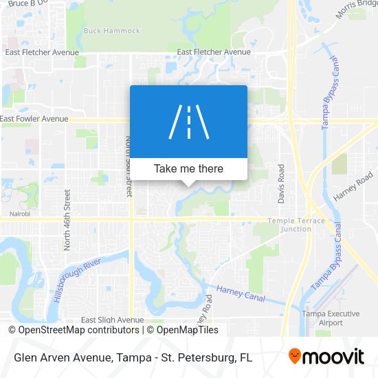 Mapa de Glen Arven Avenue