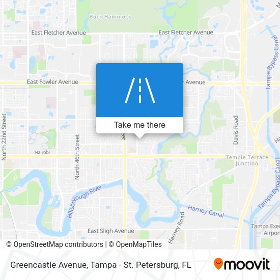 Mapa de Greencastle Avenue
