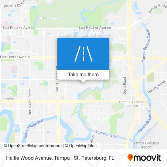 Mapa de Hallie Wood Avenue