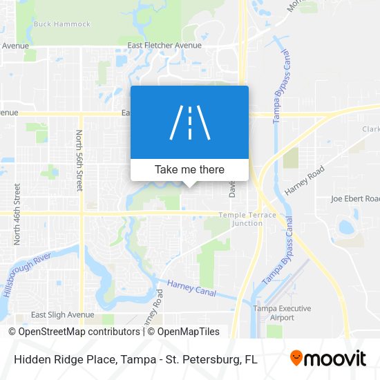 Mapa de Hidden Ridge Place