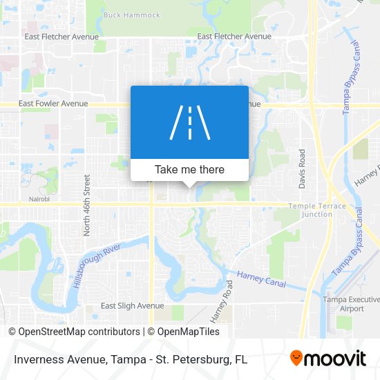 Inverness Avenue map