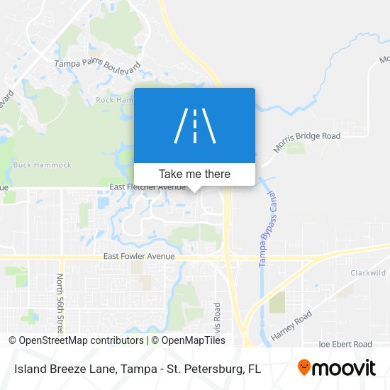 Mapa de Island Breeze Lane