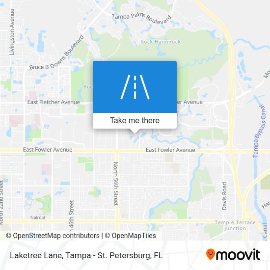 Laketree Lane map