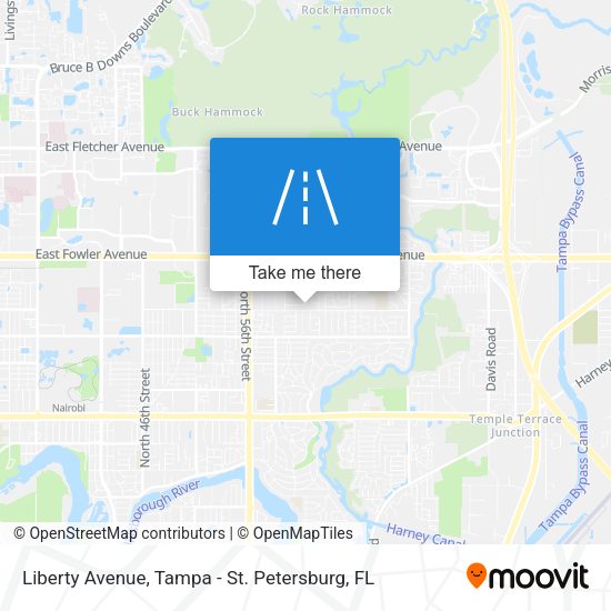 Liberty Avenue map
