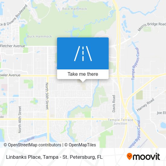 Linbanks Place map