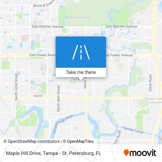 Maple Hill Drive map