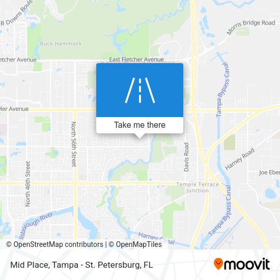 Mid Place map