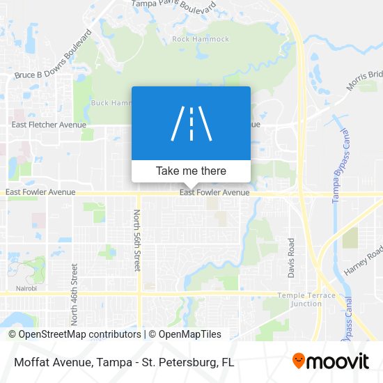 Mapa de Moffat Avenue