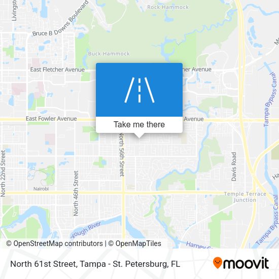 Mapa de North 61st Street