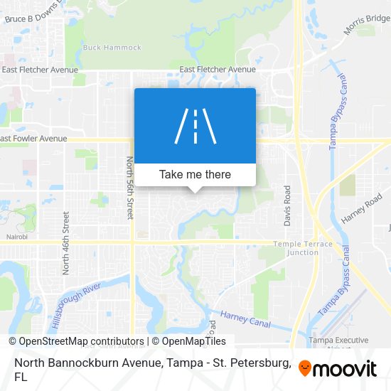 Mapa de North Bannockburn Avenue
