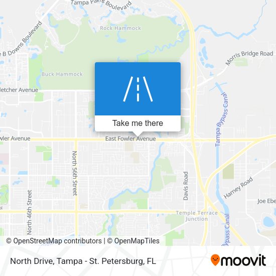 North Drive map