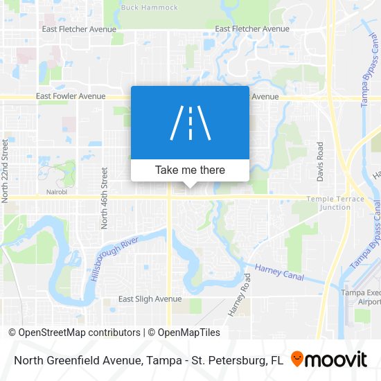 Mapa de North Greenfield Avenue