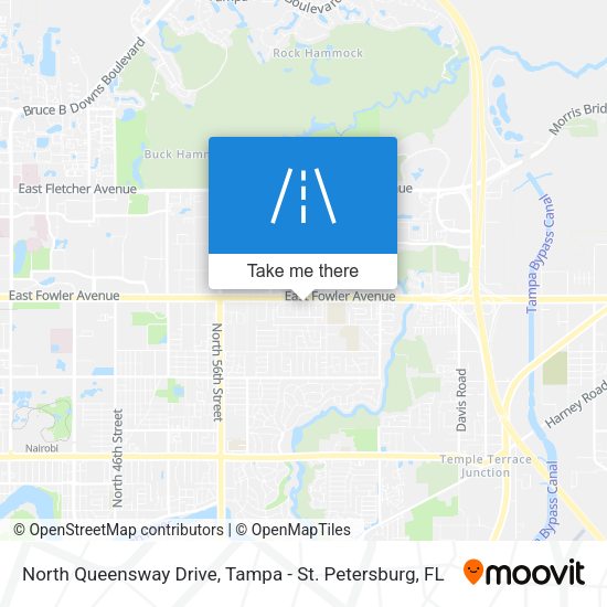 North Queensway Drive map
