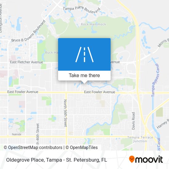 Oldegrove Place map