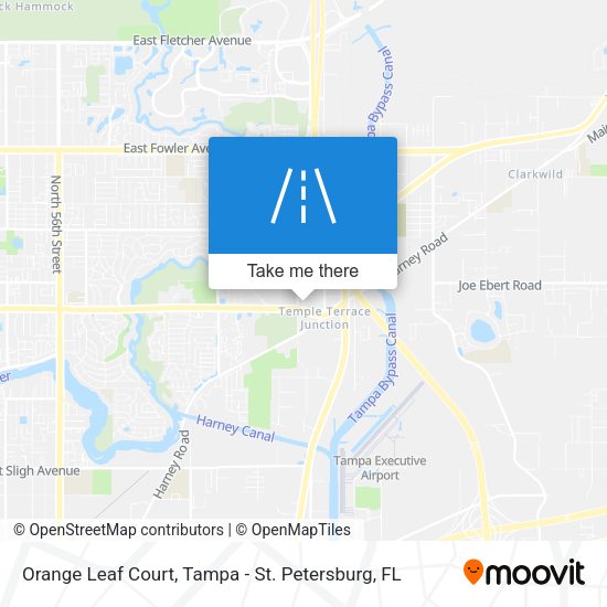 Mapa de Orange Leaf Court