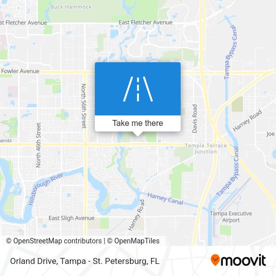 Orland Drive map